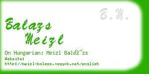 balazs meizl business card